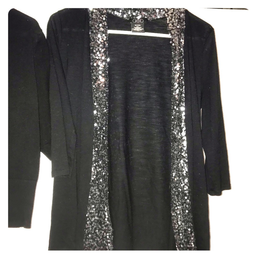 Large sequence cardigan